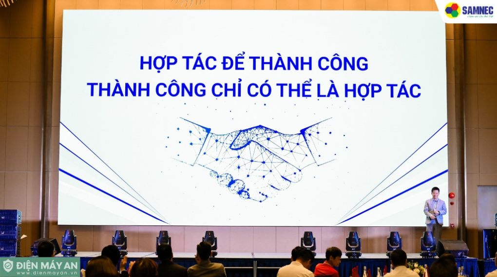 Điện máy AN tham dự Hội nghị khách hàng Samnec - Hitachi 2025: Củng cố hợp tác, hướng đến phát triển bền vững
